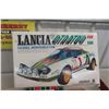Image 2 : Nitto 1/12 Scale Model of Lancia Race Car Unassembled with Box, Vintage