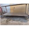 Image 4 : Stainless Steel Rolling Table, 34" x 30" x 72"