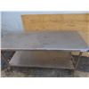 Image 5 : Stainless Steel Rolling Table, 34" x 30" x 72"