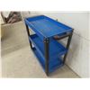 Image 2 : Rolling Metal Service Cart, 14" x 28" x 30"