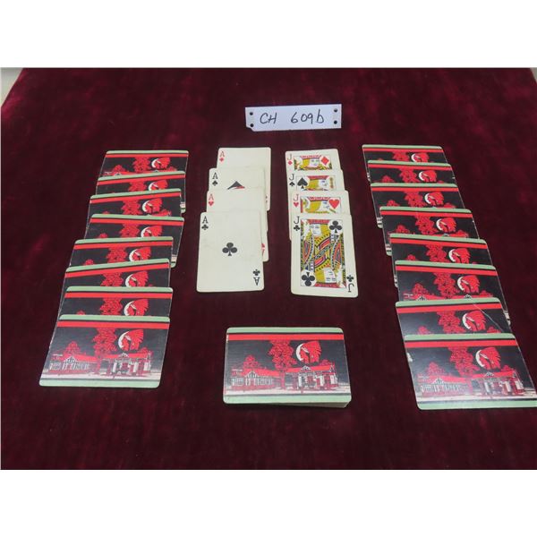 Red Indian Playing Cards