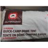 Image 2 : Outbound Five-Person Quick-Camp Dome Tent (Carry Bag Zipper Broken)