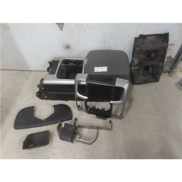 4th-Generation Ram Center Console With Infotainment Surround and Winter Front