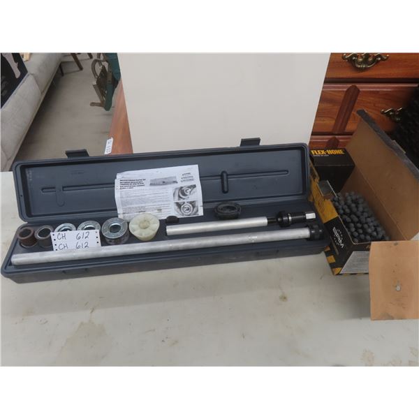 BRM Flex-Hone Cylinder Surface Finishing Brush and Universal Camshaft Bearing Tool