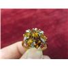 Image 7 : 9K Gold Ring With Citrine and Diamonds, Size 9 (Includes Appraisal, Valued at $1,500)