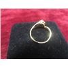 Image 2 : 10K Gold and Black Pearl Ring, Size 7
