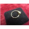 Image 3 : 10K Gold and Black Pearl Ring, Size 7