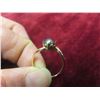 Image 4 : 10K Gold and Black Pearl Ring, Size 7
