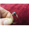 Image 5 : 10K Gold and Black Pearl Ring, Size 7