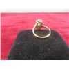 Image 2 : 10K Gold and Natural Blue Topaz Ring, Size 7, Approx Weight 2g