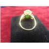 Image 2 : 14K Gold Ring With Jadeite Jade, Size 7, With Appraisal (Total Weight 3.60 g, Replacement Value