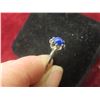 Image 3 : Vintage 10K White Gold and Blue Sapphire Ring, Size 6, Approx Weight 71g