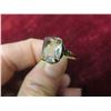 Image 7 : Vintage 10K–14K Gold Ring With Stone, Size 6.5–7