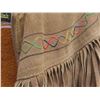 Image 2 : Métis Women’s Leather Jacket With Tassels and Removable Liner
