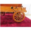 Image 2 : Vintage Wooden Wagon Lamp, 13" x 20" x 8"