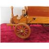 Image 3 : Vintage Wooden Wagon Lamp, 13" x 20" x 8"