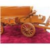 Image 5 : Vintage Wooden Wagon Lamp, 13" x 20" x 8"
