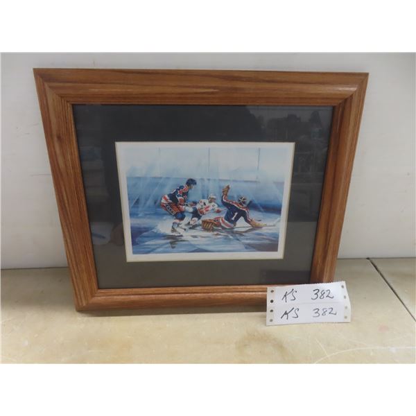 Wayne Gretzky Team Canada Framed Art Print, 11" x 13"