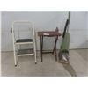 Image 1 : Step Stool, Wooden TV Tray, Bissell Carpet Cleaner