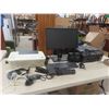 Image 1 : Dell Monitor, Keyboard, Two Speakers, Mouse, Two Printers, Power Bar, and More
