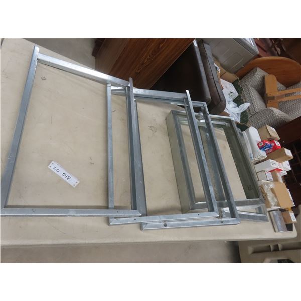 New Furnace Parts and Five Galvanized Frames for Filters