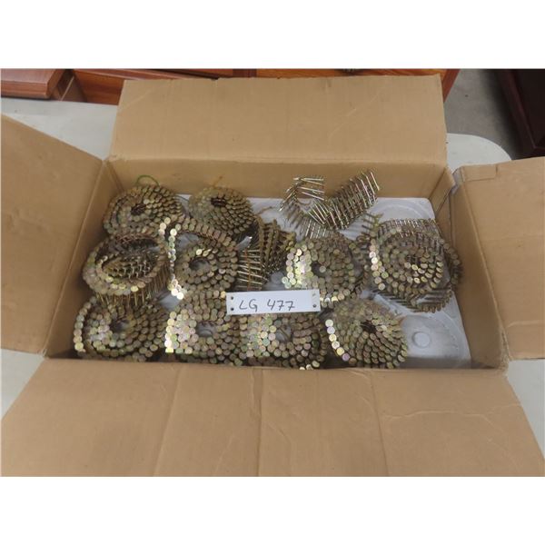 Prime Roofing Coil Nails, 1 1/4", Nearly Full Box