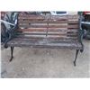 Image 1 : Cast Iron and Wood Garden Bench, 50" Wide