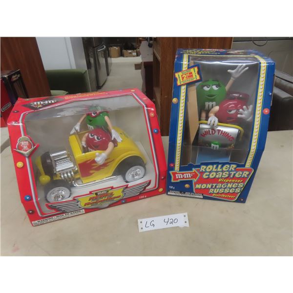 M&M’s Roller Coaster Dispenser and Rebel Without a Cause Item in Original Packaging