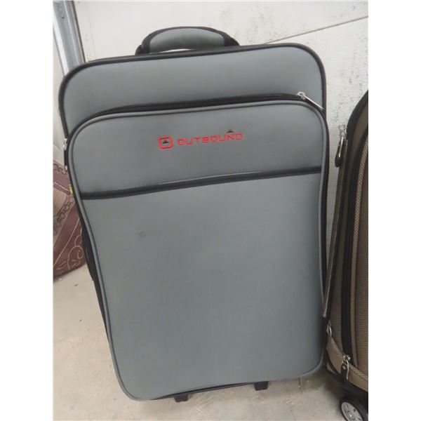 Three Rolling Suitcases