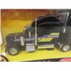 Image 4 : Two Diecast Tractor Trailers, 1/32 Scale (Peterbilt and Freightliner) in Original Packaging