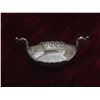 Image 6 : Salt Cellar Viking Ship Stamped 925S Sterling With Spoon Stamped 830S and Glass Insert (Bowl Length