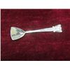 Image 8 : Salt Cellar Viking Ship Stamped 925S Sterling With Spoon Stamped 830S and Glass Insert (Bowl Length