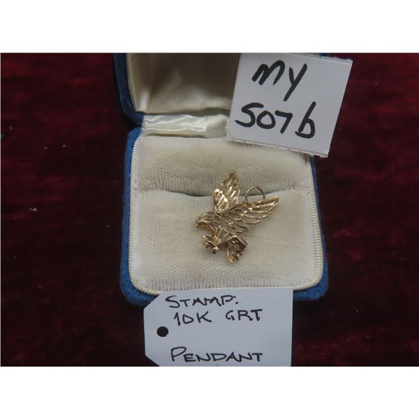 Stamped 10K GRT Eagle Pendant
