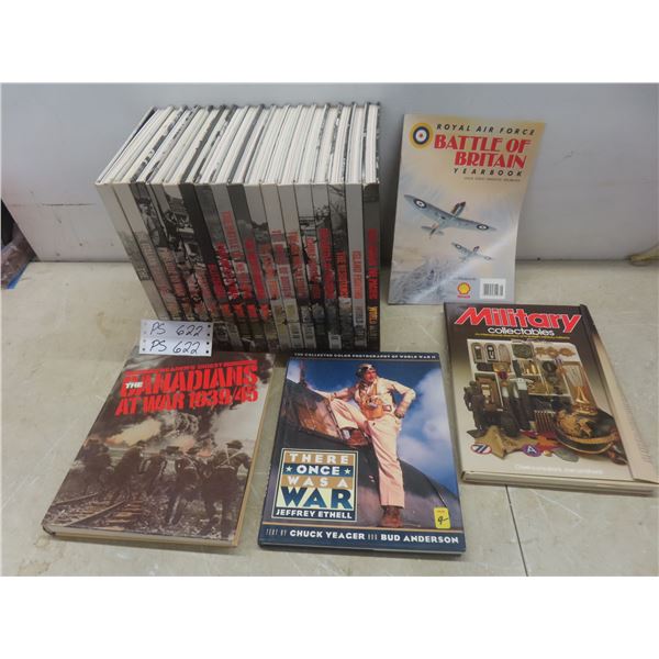Twenty Military and War Hardcover Books