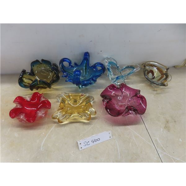 7 Pieces Art Glass