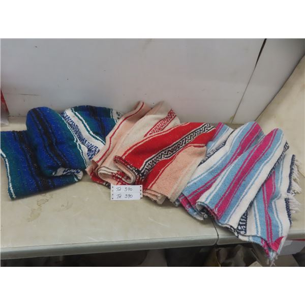 Three Mexican-Style Blankets