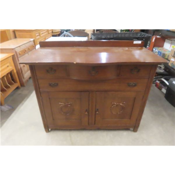 Oak Antique Buffet, 42  x 52  x 23 