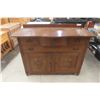 Image 1 : Oak Antique Buffet, 42" x 52" x 23"