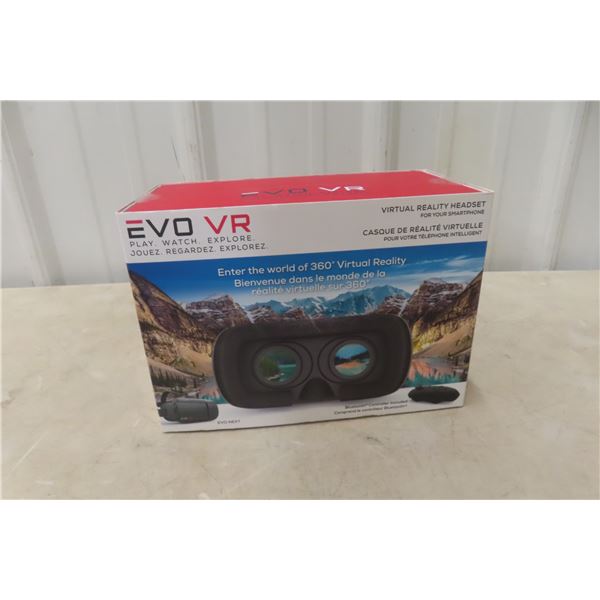 Evo VR Virtual Reality Headset for Smartphone, Factory Sealed