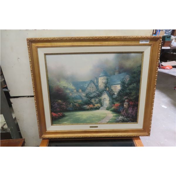 Painting on Canvas, by Thomas Kinkade (33" x 39")