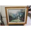 Image 1 : Painting on Canvas, by Thomas Kinkade (33" x 39")