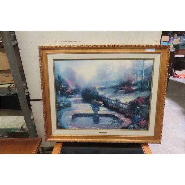 Painting on Canvas, by Thomas Kinkade (33" x 39")