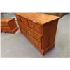 Image 4 : Pine Dresser (33" x 61" x 17") with Two Nightstands (24" x 16" x 24")