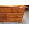 Image 5 : Pine Dresser (33" x 61" x 17") with Two Nightstands (24" x 16" x 24")