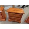 Image 7 : Pine Dresser (33" x 61" x 17") with Two Nightstands (24" x 16" x 24")