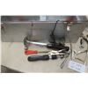 Image 3 : Metal Tool Box with Hammers, Booster Cable, and Assorted Tools