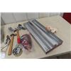 Image 5 : Metal Tool Box with Hammers, Booster Cable, and Assorted Tools