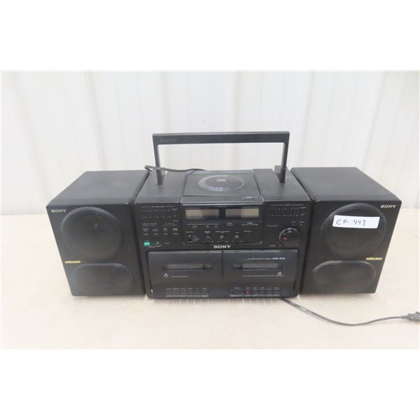 Sony Radio/Cassette/CD Player