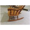 Image 5 : Wooden Rocking Chair with Carved Back Design