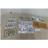 Image 1 : Nine License Plates (Four Motorcycle)